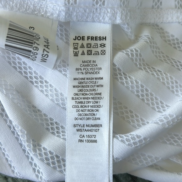 White Striped Athletic Top - Picture 6 of 6